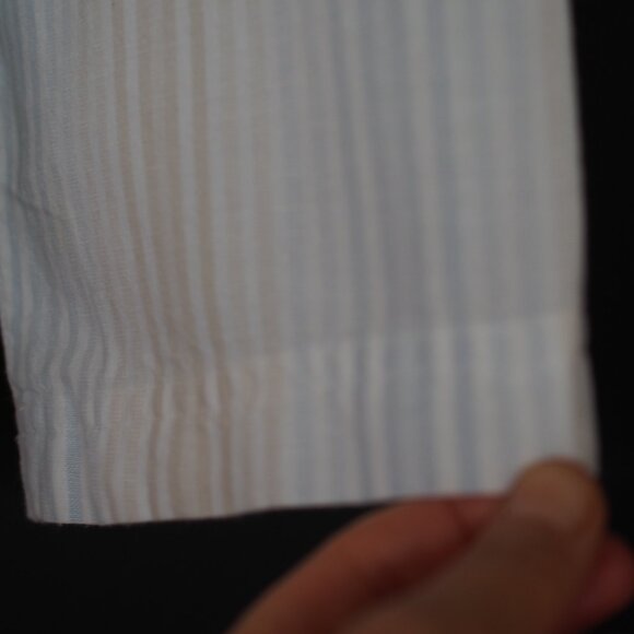 Liz Claiborne | Linen/Cotton Blend Striped Shirt - Picture 4 of 5